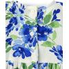 imageThe Childrens Place Baby Girls and Toddler Short Sleeve Casual DressesRenew Blue Floral