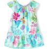 imageThe Childrens Place Baby Girls and Toddler Short Sleeve Casual DressesTropical Cosmos