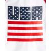 imageThe Childrens Place Boys and Toddler 2Piece Short Sleeve Rashguard and Swim TrunkUsa American Flag