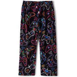 imageThe Childrens Place Girls Fleece Pajama PantsGamer Fuschia