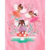 imageThe Childrens Place Baby and Toddler Girls Assorted Everyday Short Sleeve Graphic TShirts MultipackAnimal MermaidsFairiesMermaid 3pack