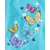 imageThe Childrens Place Baby and Toddler Girls Assorted Everyday Short Sleeve Graphic TShirts MultipackBalletButterfliesHearts 3pack