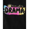 imageThe Childrens Place Baby and Toddler Girls Assorted Everyday Short Sleeve Graphic TShirts MultipackDramaGirl WordsGummy Bears 3pack