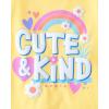 imageThe Childrens Place Baby and Toddler Girls Assorted Everyday Short Sleeve Graphic TShirts MultipackGirl Power 4pack