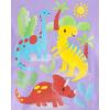 imageThe Childrens Place Baby and Toddler Girls Assorted Everyday Short Sleeve Graphic TShirts MultipackPurple DinosPink DinosLove 3pack