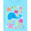 imageThe Childrens Place Baby and Toddler Girls Assorted Everyday Short Sleeve Graphic TShirts MultipackSummer