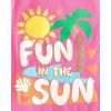 imageThe Childrens Place Baby and Toddler Girls Assorted Everyday Short Sleeve Graphic TShirts MultipackSummer Vibes 4pack