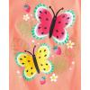 imageThe Childrens Place Baby and Toddler Girls Assorted Everyday Short Sleeve Graphic TShirts MultipackSummer Vibes 4pack