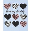 imageThe Childrens Place Baby and Toddler Girls Family Short Sleeve Graphic TShirts MultipackDaddy KingLove My Daddy 2pack
