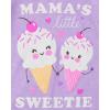 imageThe Childrens Place Baby and Toddler Girls Family Short Sleeve Graphic TShirts MultipackDaddys SweetMamaMommyAuntie 4pack