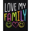 imageThe Childrens Place Baby and Toddler Girls Family Short Sleeve Graphic TShirts MultipackLove My Family 3pack