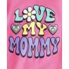 imageThe Childrens Place Baby and Toddler Girls Family Short Sleeve Graphic TShirts MultipackMomDaddys GirlBrother 3pack