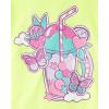 imageThe Childrens Place Girls Assorted Everyday Short Sleeve Graphic TShirts MultipackDrinkHeart FruitsButterfly 3pack