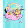 imageThe Childrens Place Girls Assorted Everyday Short Sleeve Graphic TShirts MultipackFlamingoGummy BearsUnicorn 3pack