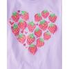 imageThe Childrens Place Girls Assorted Everyday Short Sleeve Graphic TShirts MultipackFruity Foods 5pack