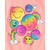 imageThe Childrens Place Girls Assorted Everyday Short Sleeve Graphic TShirts MultipackHappyGuitarSun Months 3pack