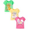 imageThe Childrens Place Baby and Toddler Girls All Holidays Short Sleeve Graphic TShirts MultipackCatSt Pats CatEaster Bunny 3pack