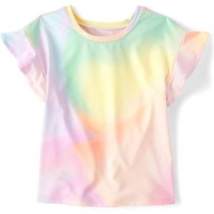 imageThe Childrens Place Baby Girls and Toddler Atheletic Short Sleeve ShirtSeagrove