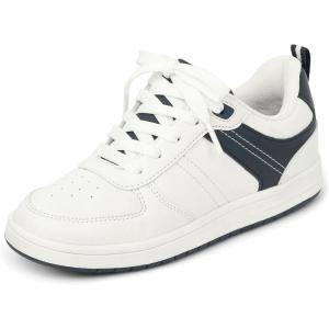 imageThe Childrens Place Boys Everyday Casual Lace Up SneakersWhite Low Top