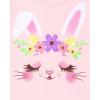 imageThe Childrens Place Baby and Toddler Girls Animal Short Sleeve Graphic TShirts MultipackBunnyUnicornGiraffe 3pack