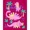imageThe Childrens Place Baby and Toddler Girls Animal Short Sleeve Graphic TShirts MultipackDinoUnicornAnimalButterfly 4pack