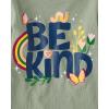 imageThe Childrens Place babygirls And Toddler Assorted Everyday Long Sleeve Graphic TshirtsmultipacksBe KindI Love You 2pack