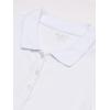 imageThe Childrens Place Baby Girls and Toddler Long Sleeve Ruffle Pique PoloWhite