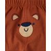 imageThe Childrens Place Baby Boys Cotton PantsAnimalsBear FaceGreen 3pack