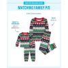 imageThe Childrens Place Family Matching Christmas and Holiday Pajama Sets CottonFairsile  RedGreen