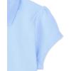 imageThe Childrens Place Girls Short Sleeve Ruffle Pique Polo MultipackDaybreak 2pack