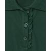 imageThe Childrens Place Girls Short Sleeve Ruffle Pique Polo MultipackSpruce Green 4pack