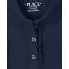 imageThe Childrens Place Girls Short Sleeve Ruffle Pique Polo MultipackTidal 5pack
