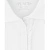 imageThe Childrens Place Girls Short Sleeve Ruffle Pique Polo MultipackWhite 2pack