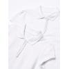 imageThe Childrens Place Girls Short Sleeve Ruffle Pique Polo MultipackWhite 2pack