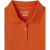imageThe Childrens Place Girls Uniform Pique PoloFlame
