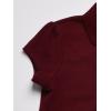 imageThe Childrens Place Girls Uniform Pique PoloRubine