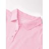 imageThe Childrens Place Girls Uniform Pique PoloSparkle Pink