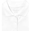 imageThe Childrens Place Girls Uniform Pique PoloWhite