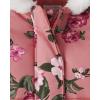 imageThe Childrens Place UnisexBaby And Newborn Fleece Hoodie Zipfront Snowsuit BuntingPink Floral