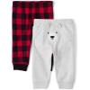 Red Plaid/Grey Bear 2 Pack