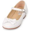 imageThe Childrens Place Low Heel Dress ShoesWhite Bow