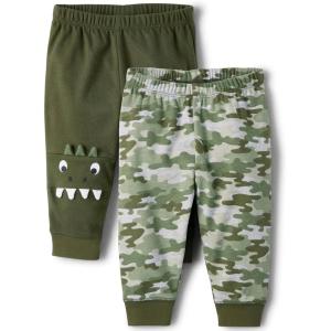 imageThe Childrens Place Baby Boys Cotton PantsDino Camo 2 Pack