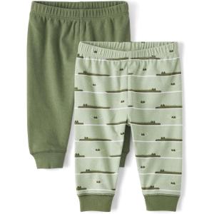 imageThe Childrens Place Baby Boys Cotton PantsGator 2pack