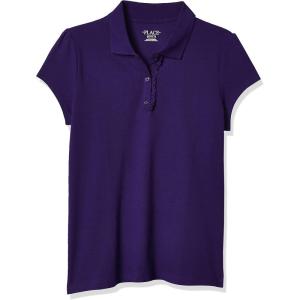 imageThe Childrens Place Girls Uniform Pique PoloPurple