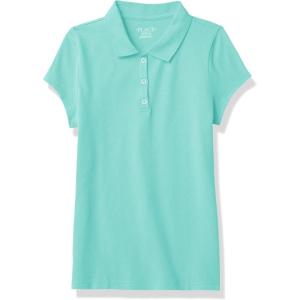 imageThe Childrens Place Girls Uniform Pique PoloSeafrost