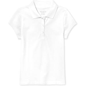 imageThe Childrens Place Girls Uniform Pique PoloWhite