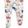 imageThe Childrens Place Baby Boys and Toddler Snug Fit 100 Cotton ZipFront One Piece Footed Pajamas 2PackConstruction 2pack