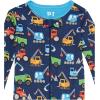 imageThe Childrens Place Baby Boys and Toddler Snug Fit 100 Cotton ZipFront One Piece Footed Pajamas 2PackConstruction 2pack