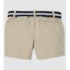 imageThe Childrens Place Baby Boys and Toddler Twill Belted Chino ShortSimplywht