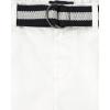 imageThe Childrens Place Baby Boys and Toddler Twill Belted Chino ShortSimplywht
